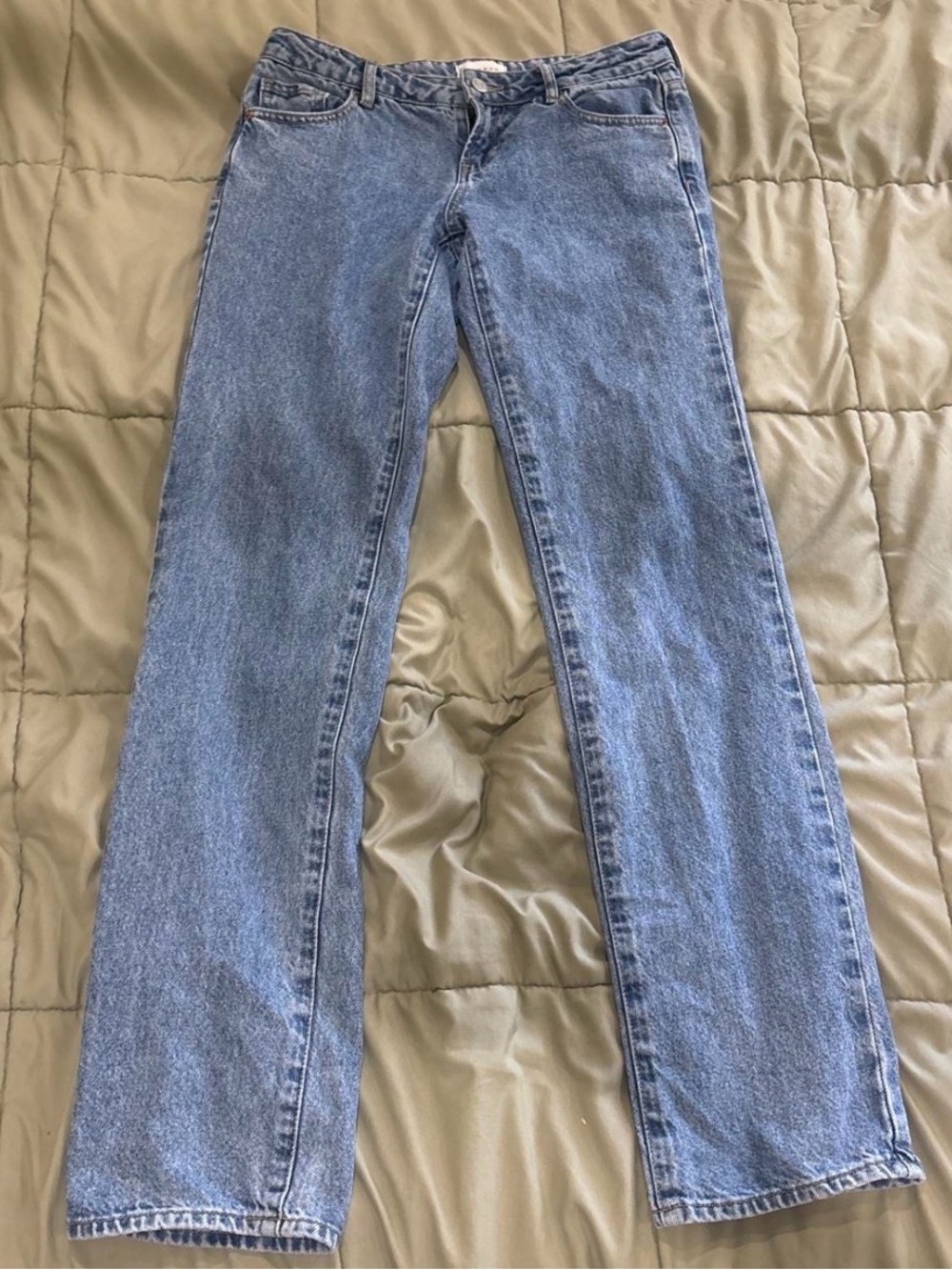 PacSun Low Rise Light Blue Straight Jeans